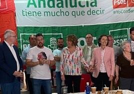 Susana Díaz sale al campo electoral tras dos años en el banquillo y no piensa retirarse como el bético Joaquín: «Estoy en forma»