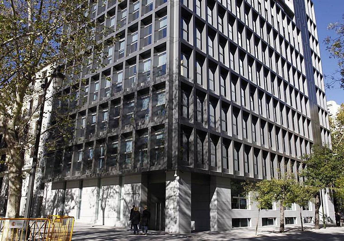 Fachada de la sede de la Audiencia Nacional