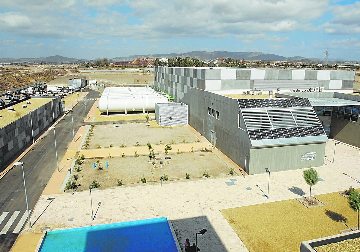 Desaladora del Bajo Almanzora antes de la riada de 2012.