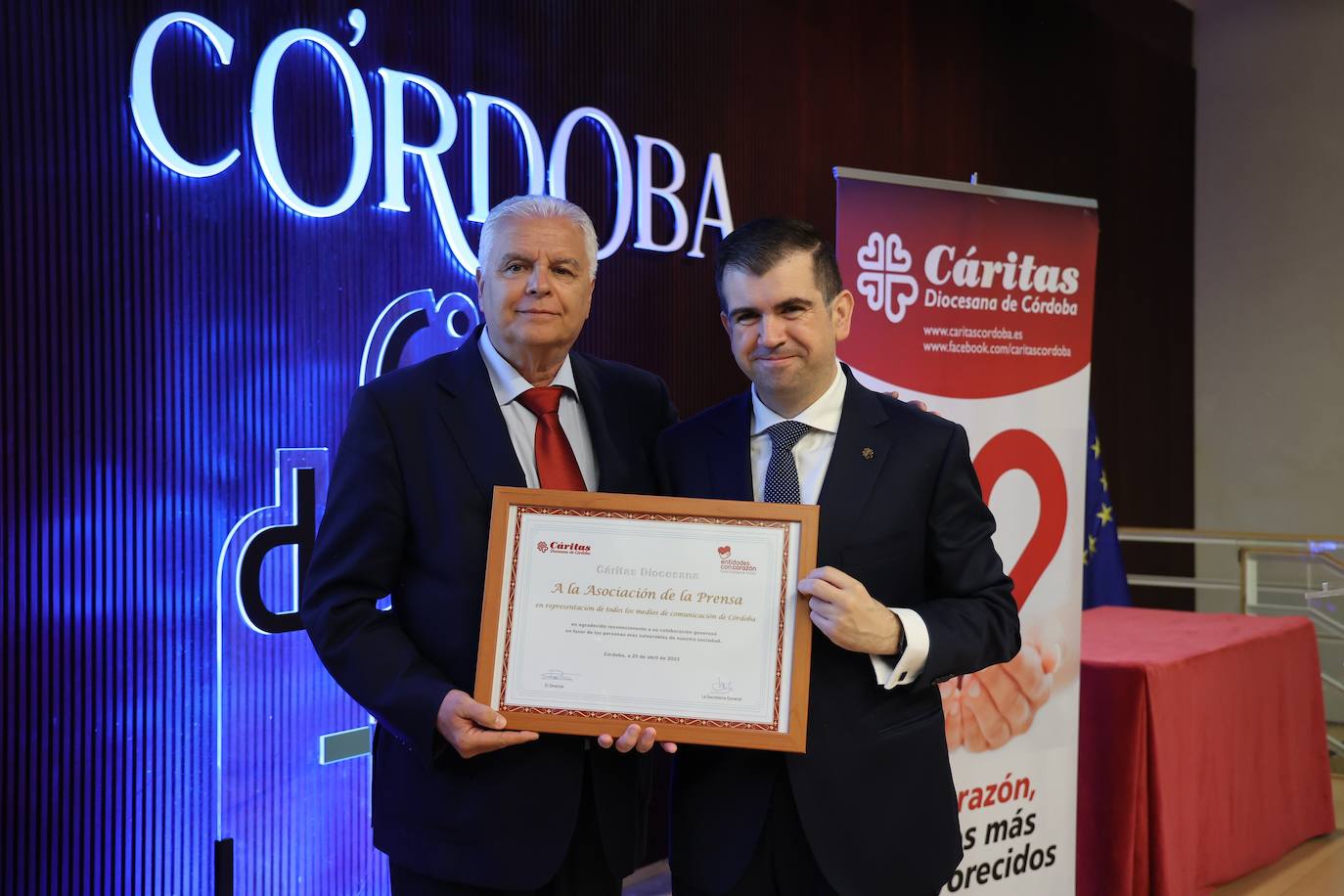 La entrega de los premios de Cáritas Córdoba, en imágenes
