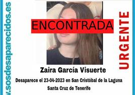 Localizan a la menor de 13 años desaparecida en Tenerife el pasado domingo