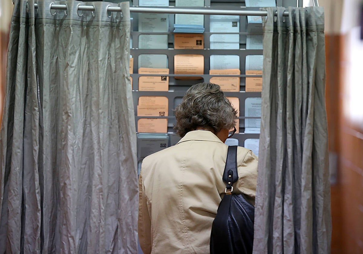 Colegio electoral en una convocatoria anterior