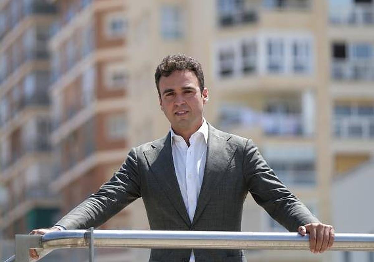 Ignacio Peinado posa para ABC en Málaga durante la entrevista