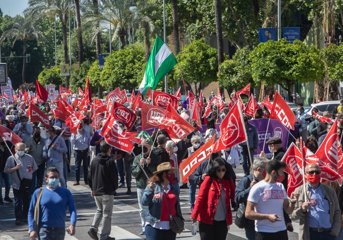 Manifestación del Primero de Mayo de 2021