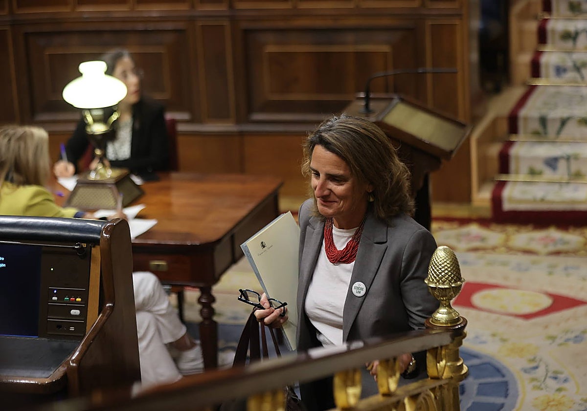 La vicepresidenta tercera y ministra para la Transición Ecológica y el Reto Demográfico, Teresa Ribera