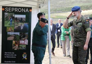 Felipe VI apoya al Seprona en la lucha contra los delitos medioambientales