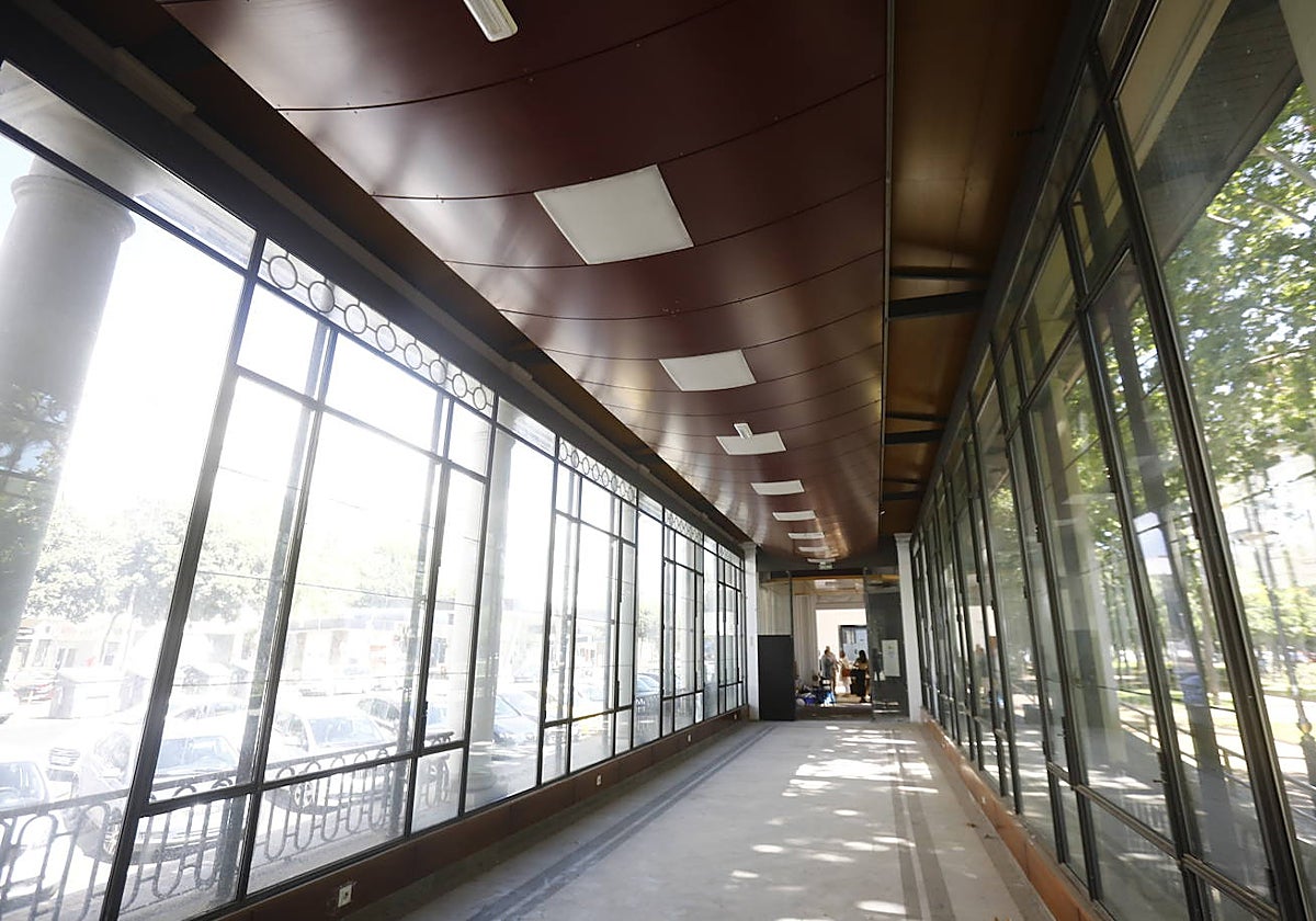 Interior de la Pérgola del Duque de Rivas