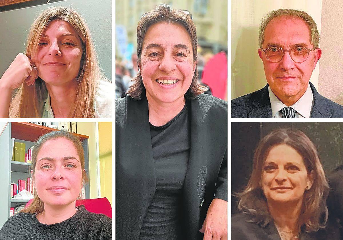 Ana Claret, Verónica Vladimirova, Mónica Altarriba, Santiago Fernández y Marta López