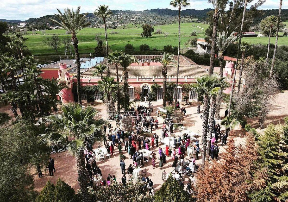 Celebración de una boda en la Finca el Capricho