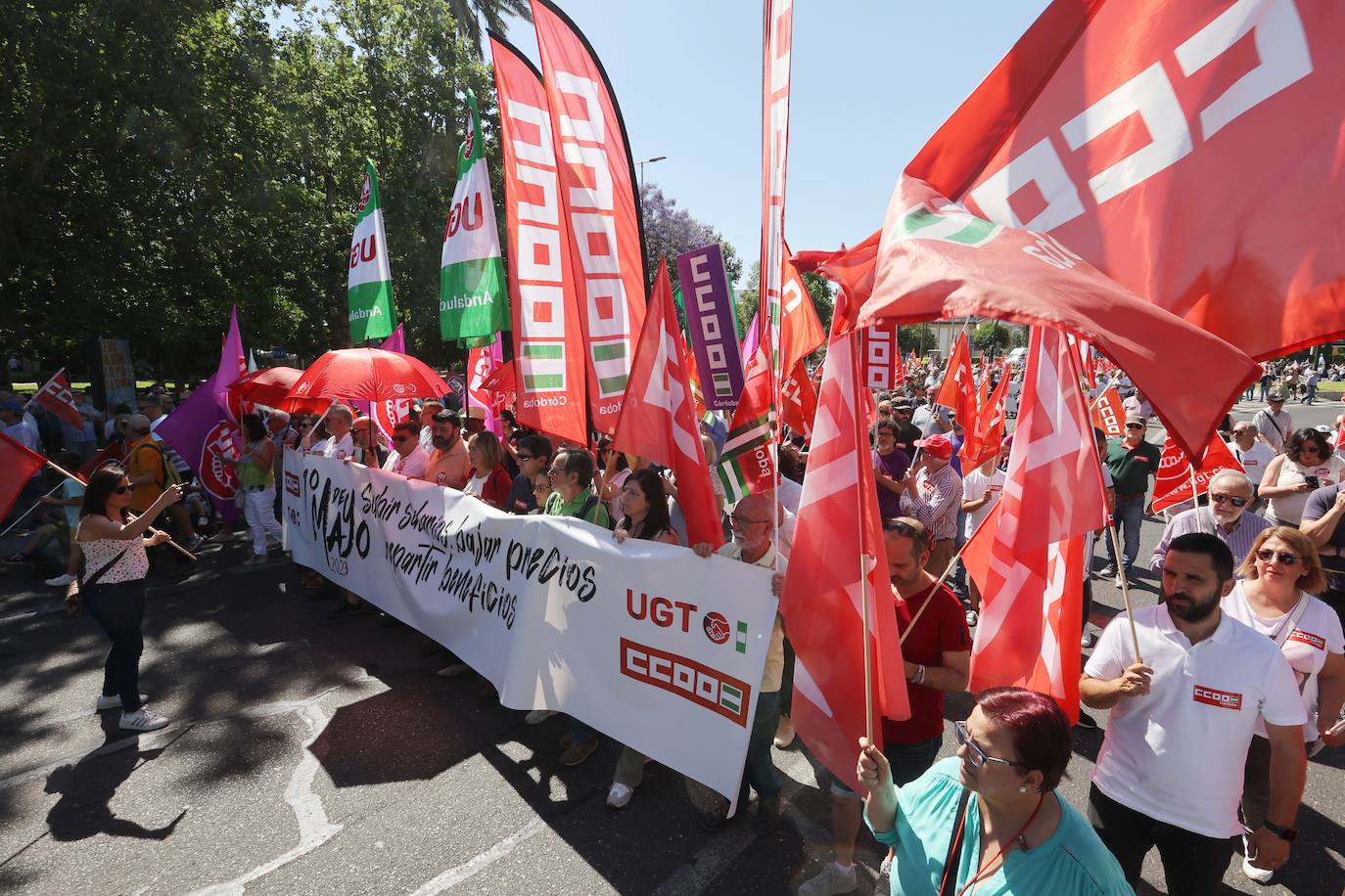 La manifestación del 1 de Mayo en Córdoba, en imágenes