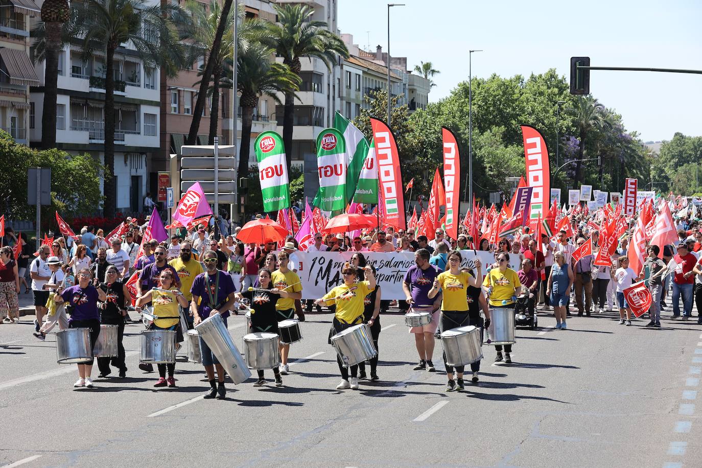 La manifestación del 1 de Mayo en Córdoba, en imágenes