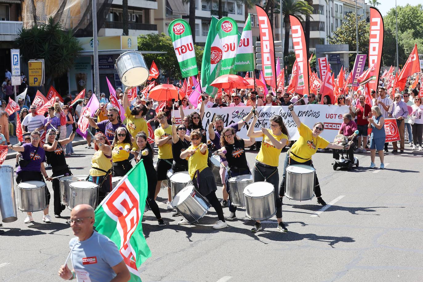 La manifestación del 1 de Mayo en Córdoba, en imágenes