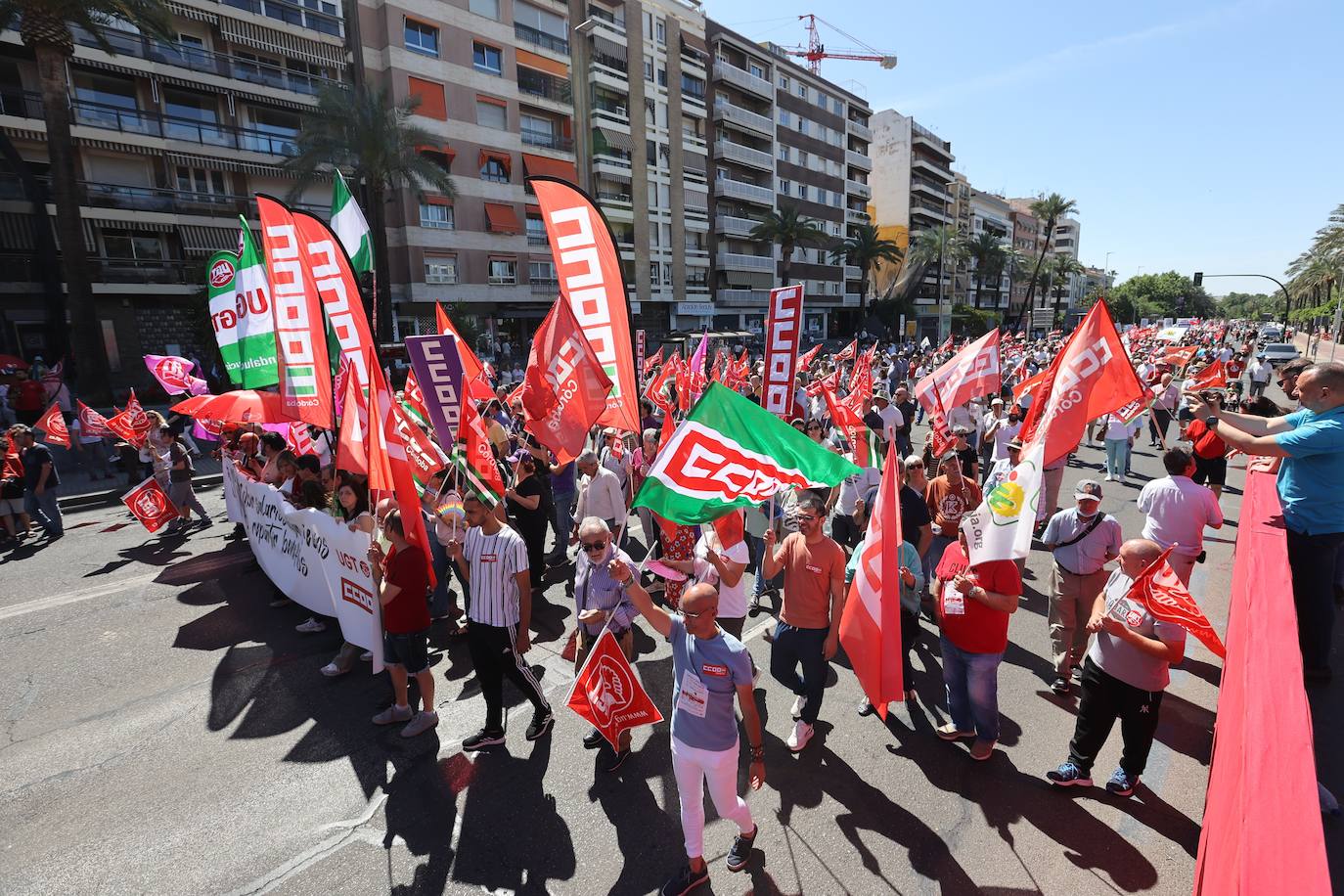 La manifestación del 1 de Mayo en Córdoba, en imágenes