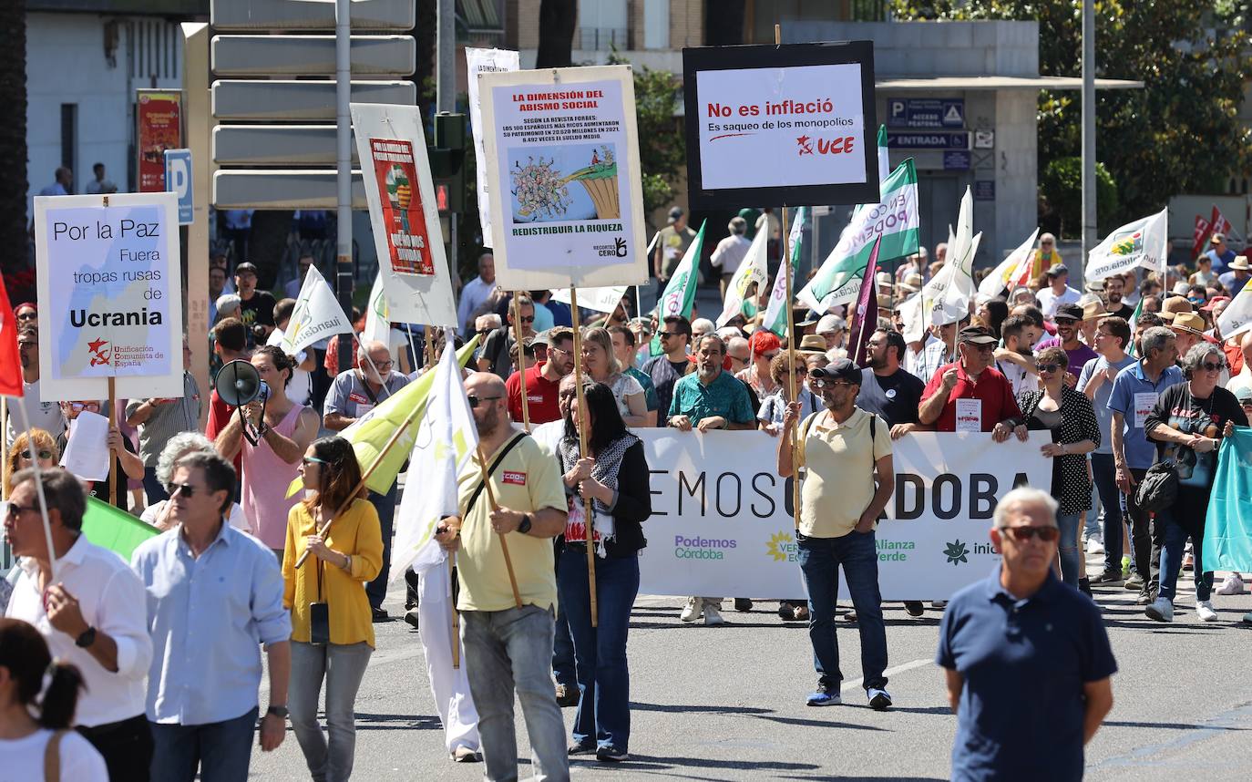 La manifestación del 1 de Mayo en Córdoba, en imágenes