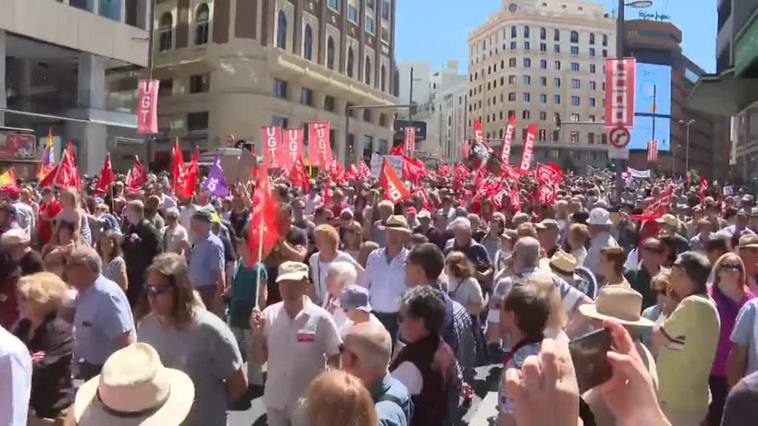Movilización en Madrid en un 1 de mayo marcado por la inflación y los beneficios de las empresas