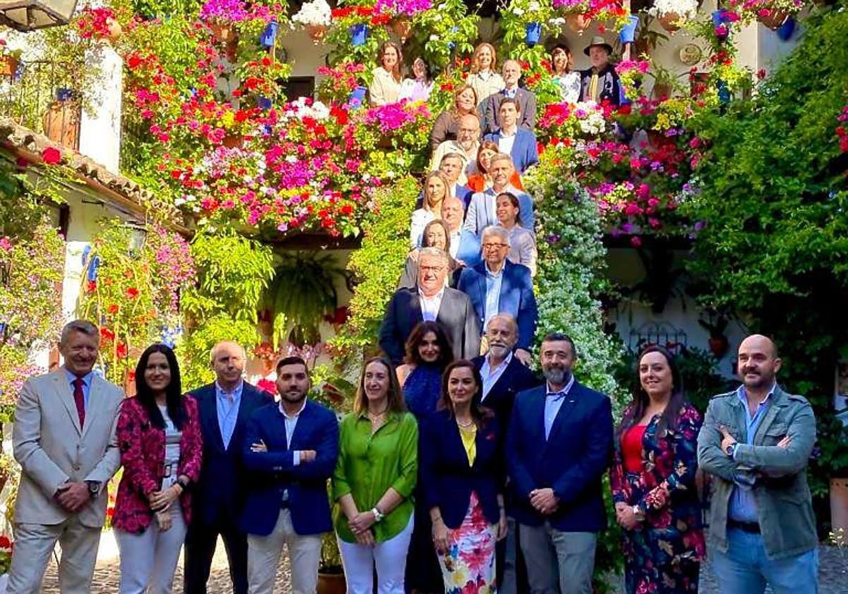 Miembros de la candidatura de Vox al Ayuntamiento de Córdoba