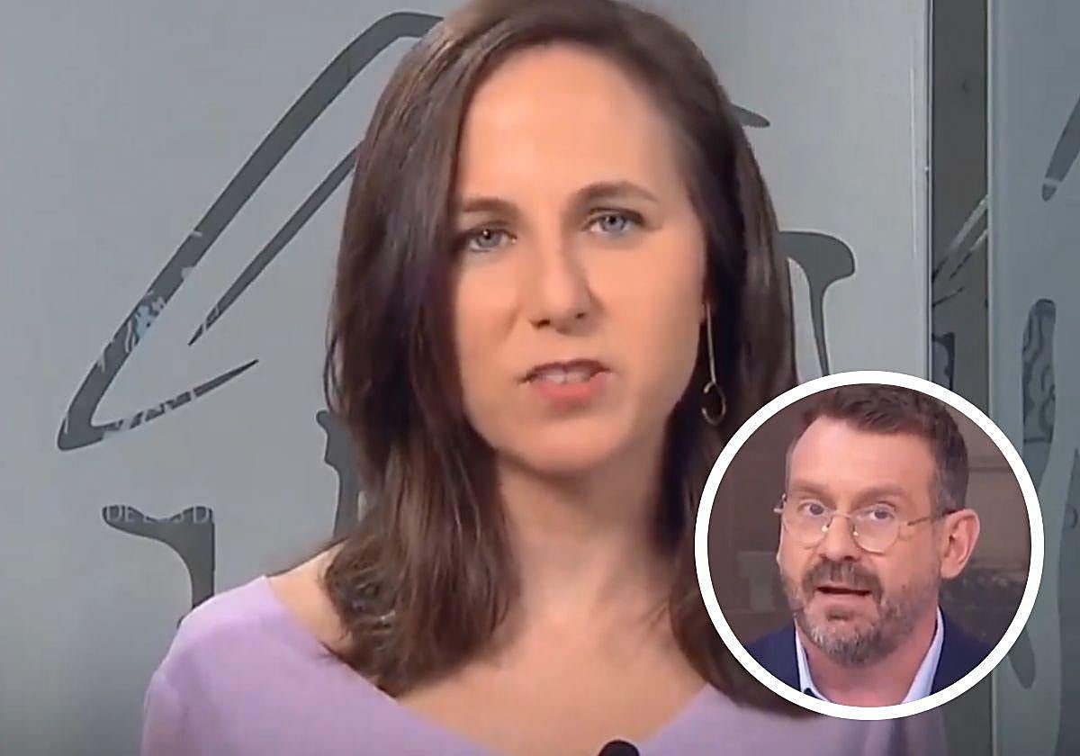 Ione Belarra, durante un acto de Podemos