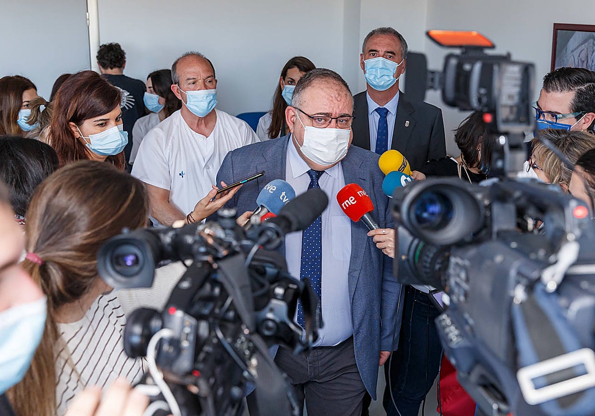 El consejero de Sanidad, Alejandro Vázquez, en una reciente imagen de archivo