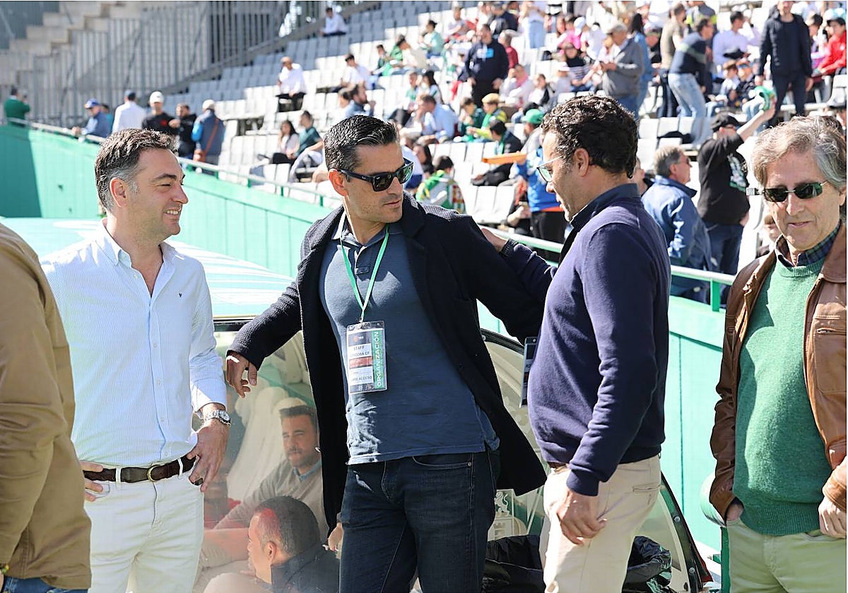Juanito durante un partido del Córdoba en El Arcángel