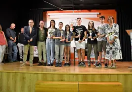 Entrega de premios a los seis ganadores de la fase provincial de la Olimpiada Matemática