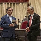 Petro advierte en la Universidad de Salamanca que «la codicia» lleva «a la extinción»