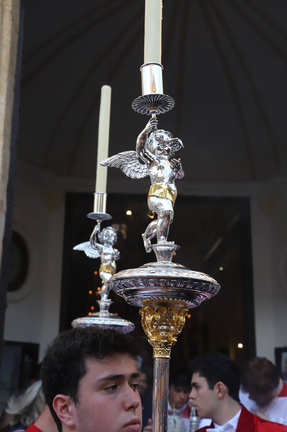 La procesión de San Rafael en rogativas por la lluvia en Córdoba, en imágenes
