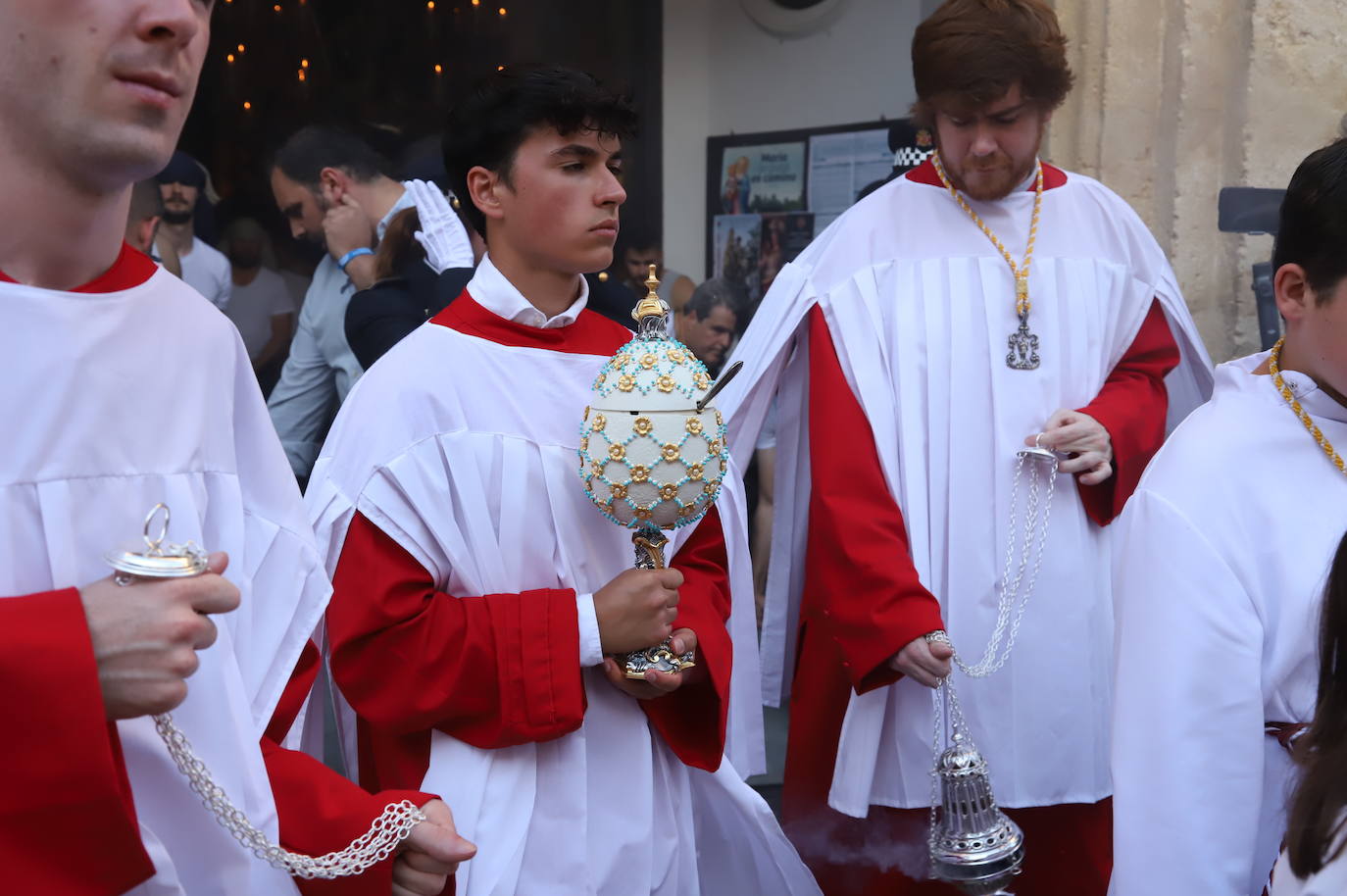 La procesión de San Rafael en rogativas por la lluvia en Córdoba, en imágenes