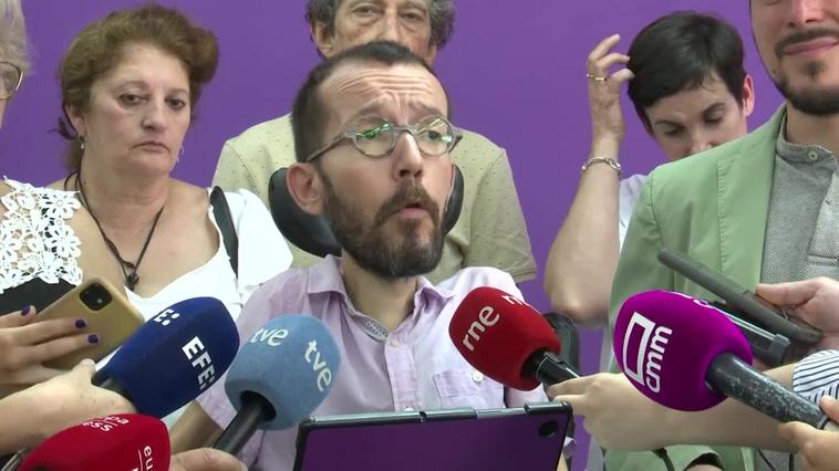 Echenique defiende la propuesta de supermercados públicos