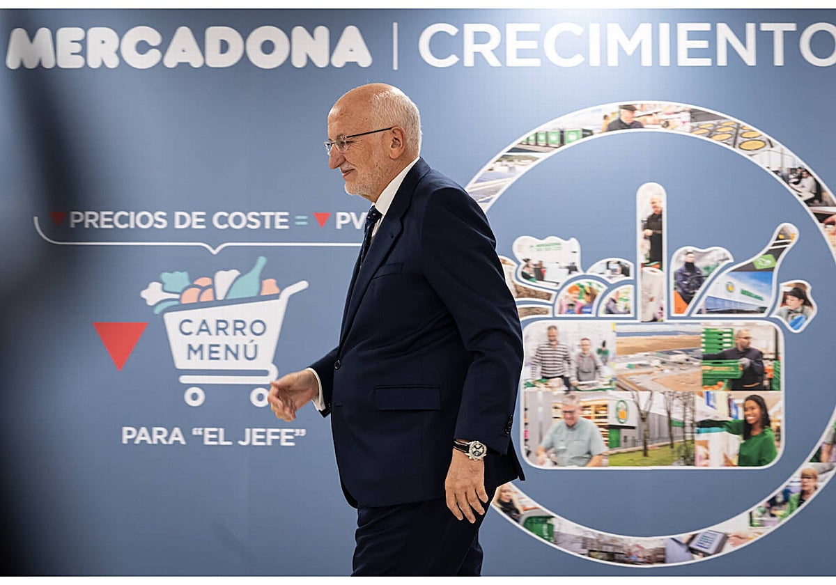 Imagen del presidente de Mercadona, Juan Roig