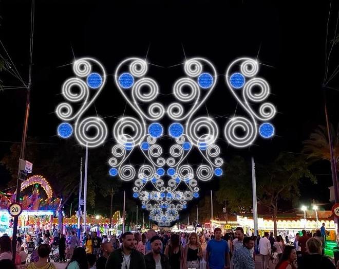 Feria de Córdoba 2023 | Así es la nueva iluminación que estrenará El Arenal