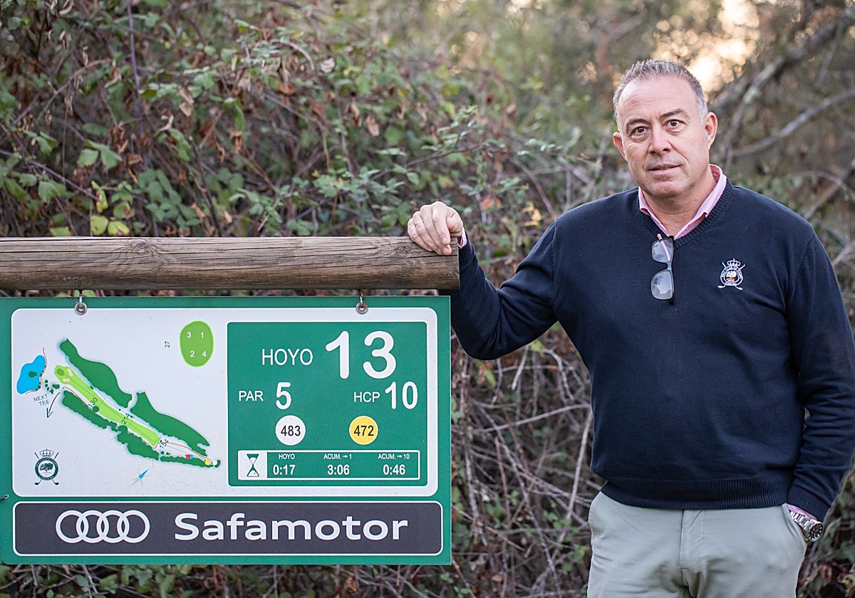 El gerente del Club de Campo de Córdoba, Javier Fernández