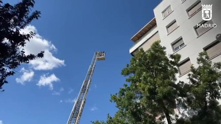 Trágico incendio en el centro de Madrid