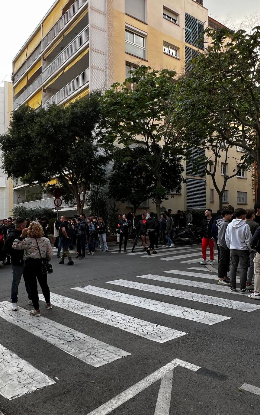 Desalojo de casas okupadas en Barcelona