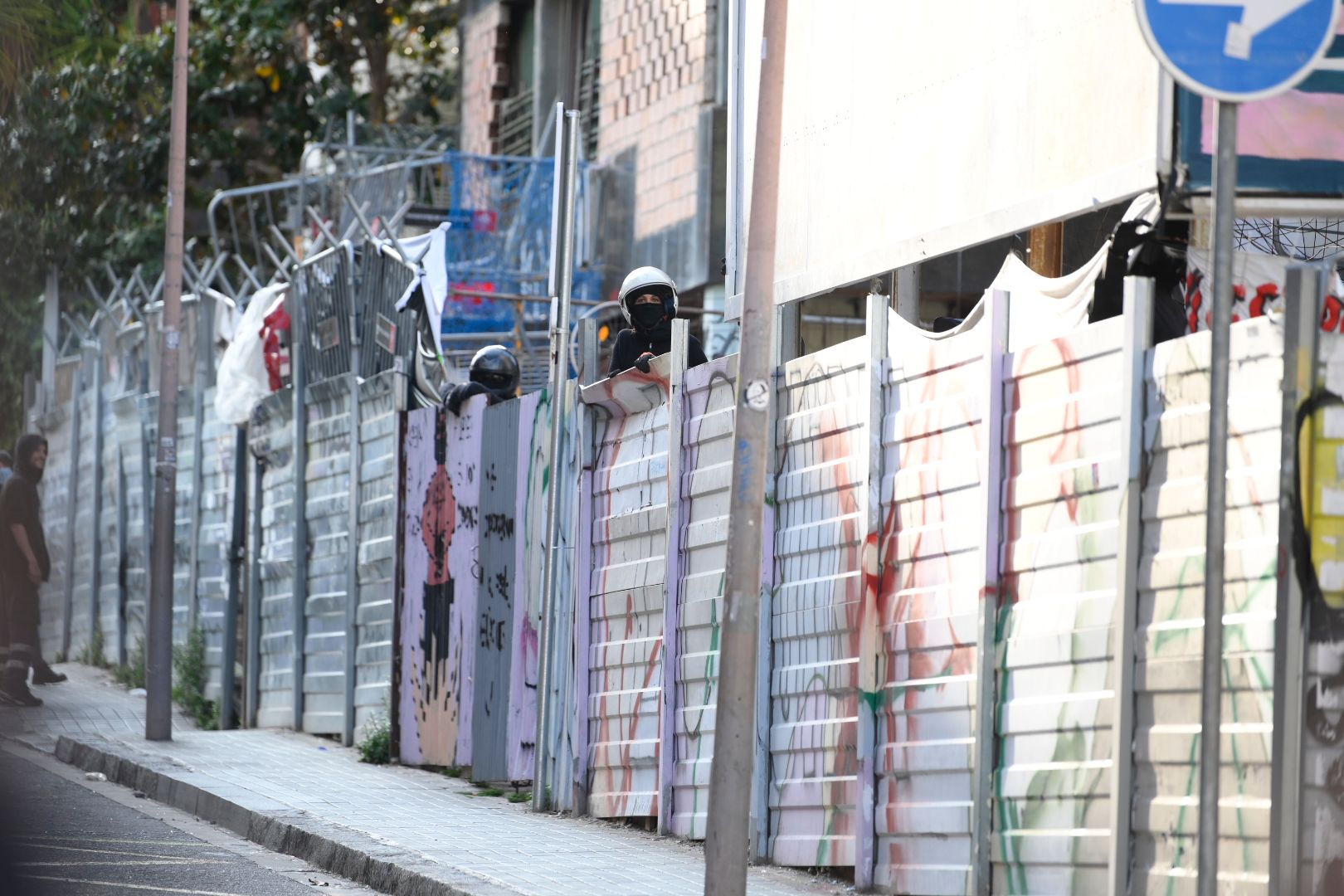 Desalojo de casas okupadas en Barcelona