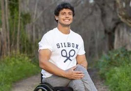 El tenista paralímpico cordobés Cisco García ingresa de urgencia en el hospital tras una fuerte infección