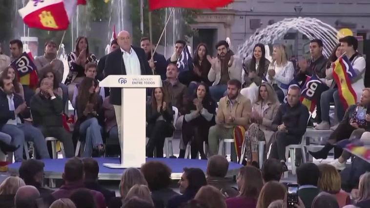 Carnero acusa a "la réplica de Sánchez" de querer obligar a Valladolid a estar "resignada"