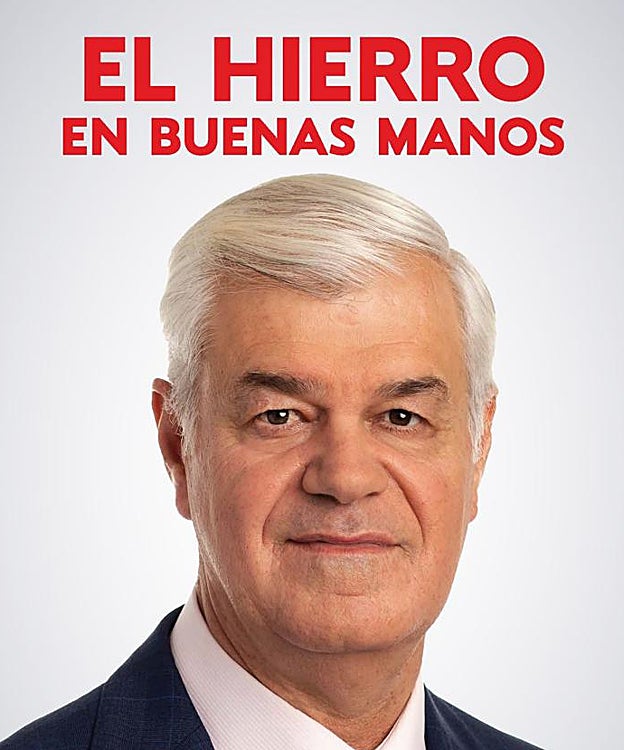 Alpidio Armas, candidato a la reelección a la presidencia del Cabildo de El Hierro por el PSOE