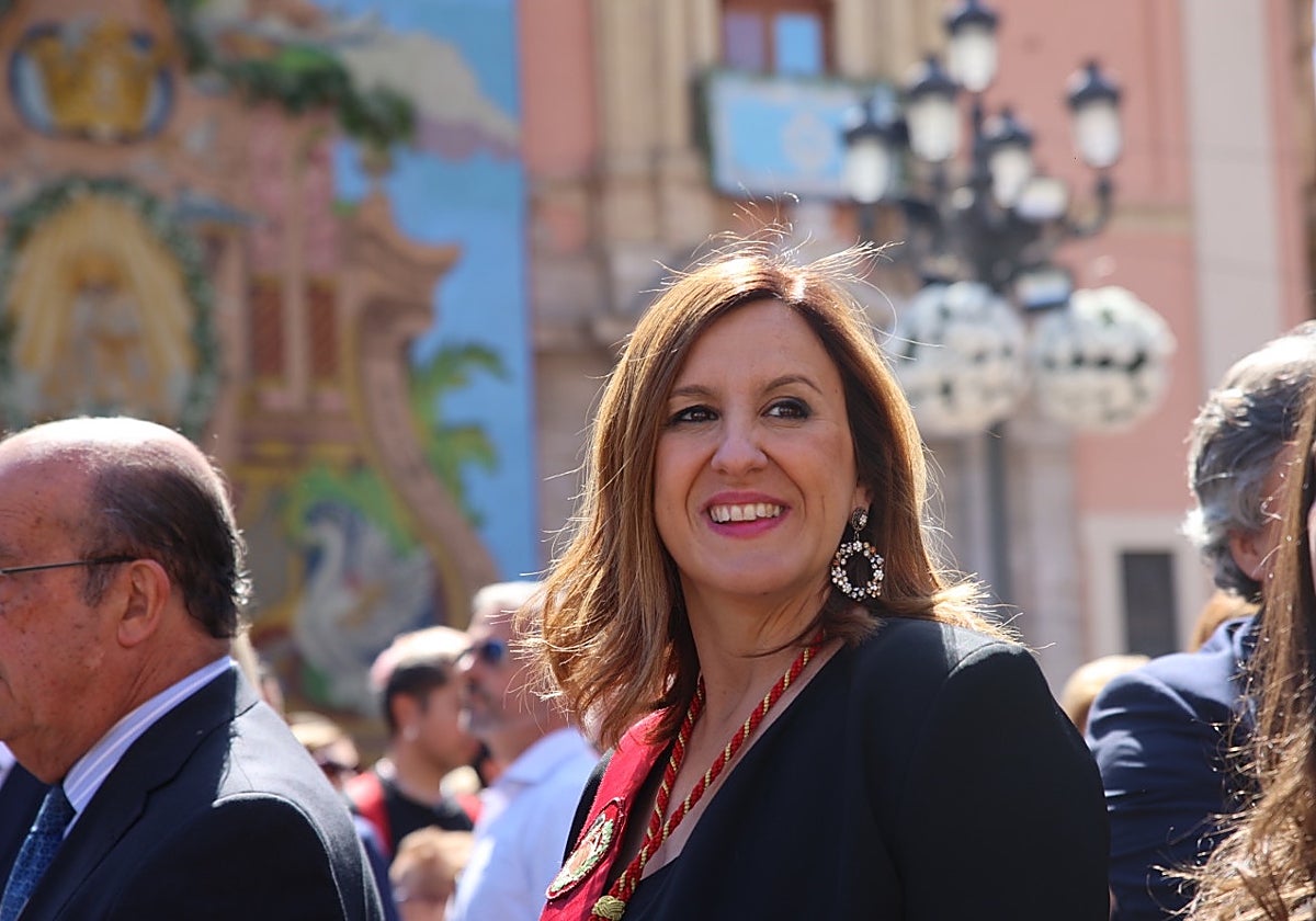 Imagen de la portavoz del PP en el Ayuntamiento de Valencia y candidata a la Alcaldía, María José Catalá