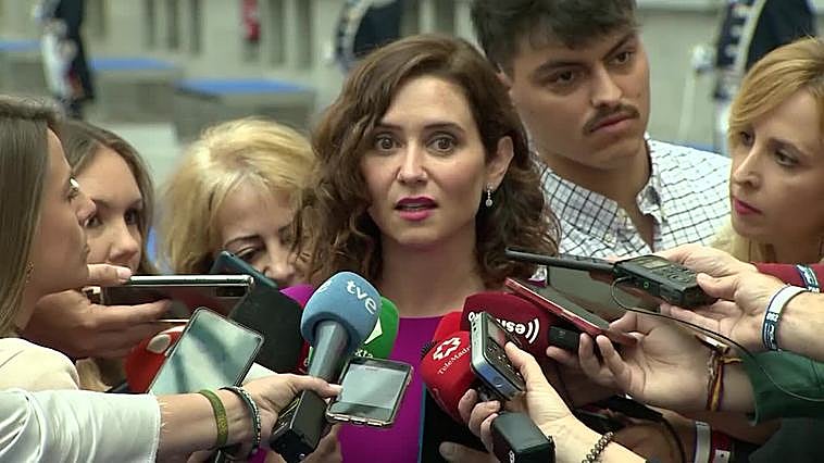 Ayuso califica a Bildu de "anomalía democrática"