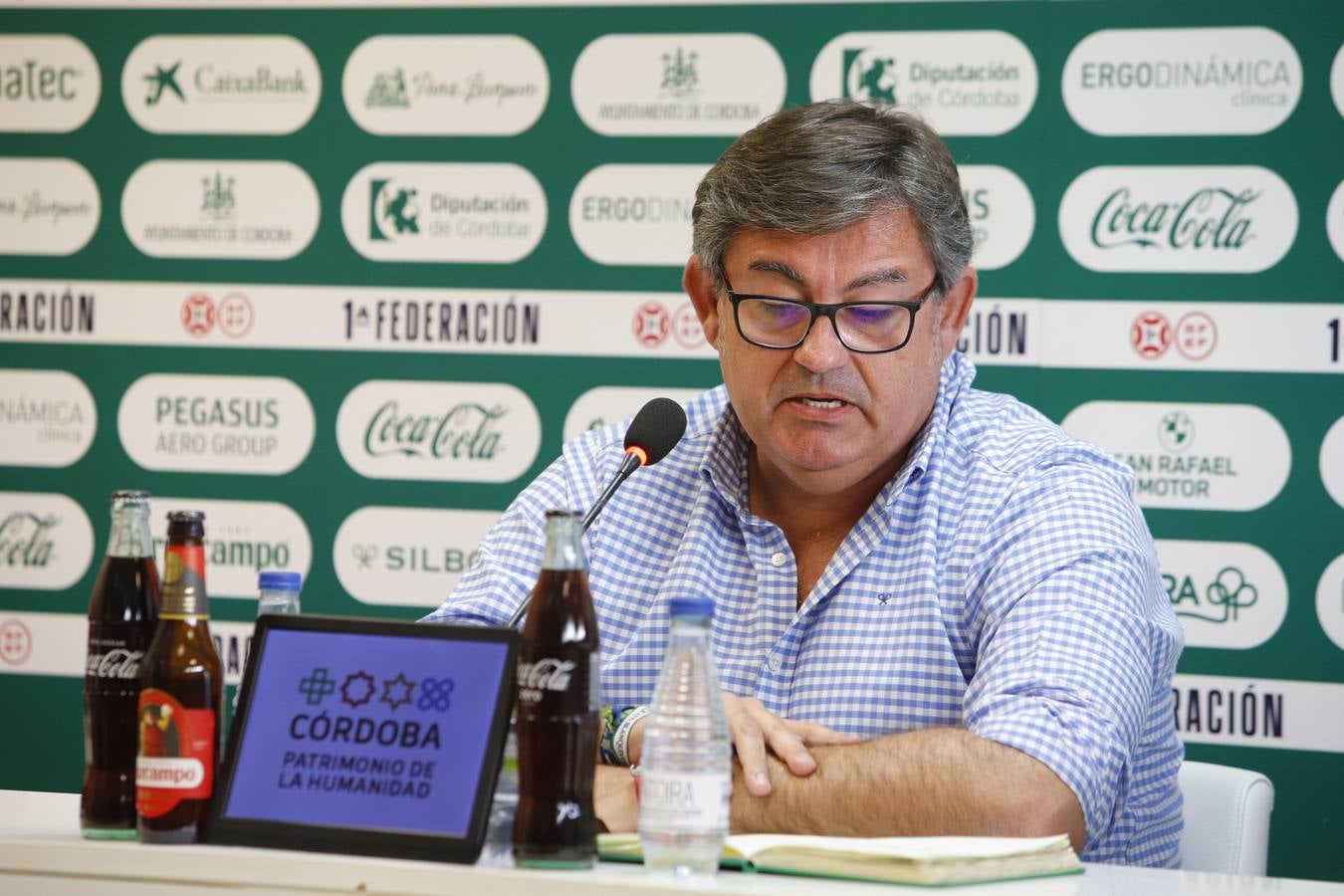 La despedida de Javier González Calvo como consejero delegado del Córdoba CF, en imágenes