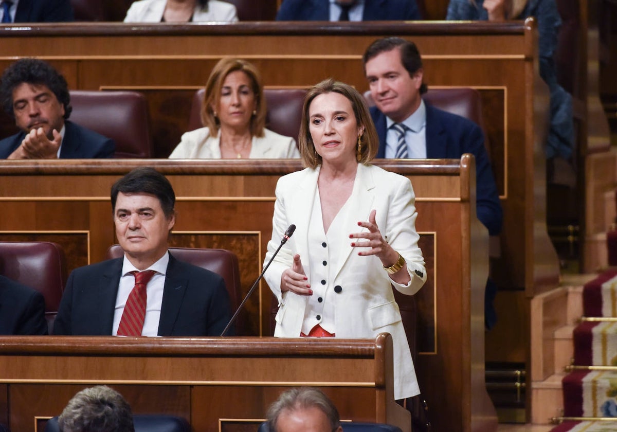 Cuca Gamarra, portavoz del PP en el Congreso de los Diputados