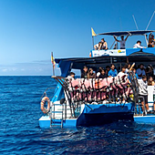 Un remolino marino gigante atrapa un barco científico en Canarias