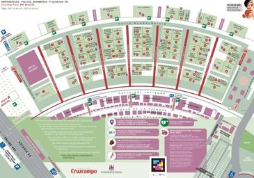 Plano de la Feria de Córdoba 2023 | Mapa con todas las calles y casetas