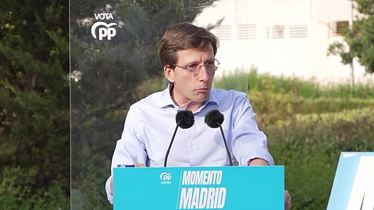 Almeida dice que los madrileños "no quieren una alcaldesa que apoyó la ley que excarcela violadores"