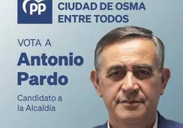 El candidato de Soria que hace campaña cantando al son de 'Un pueblo es'