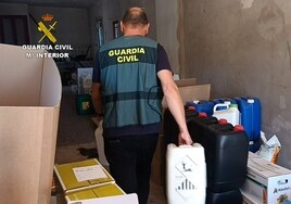 Detienen a un hombre en Valencia que sustraía productos fitosanitarios en explotaciones agrícolas