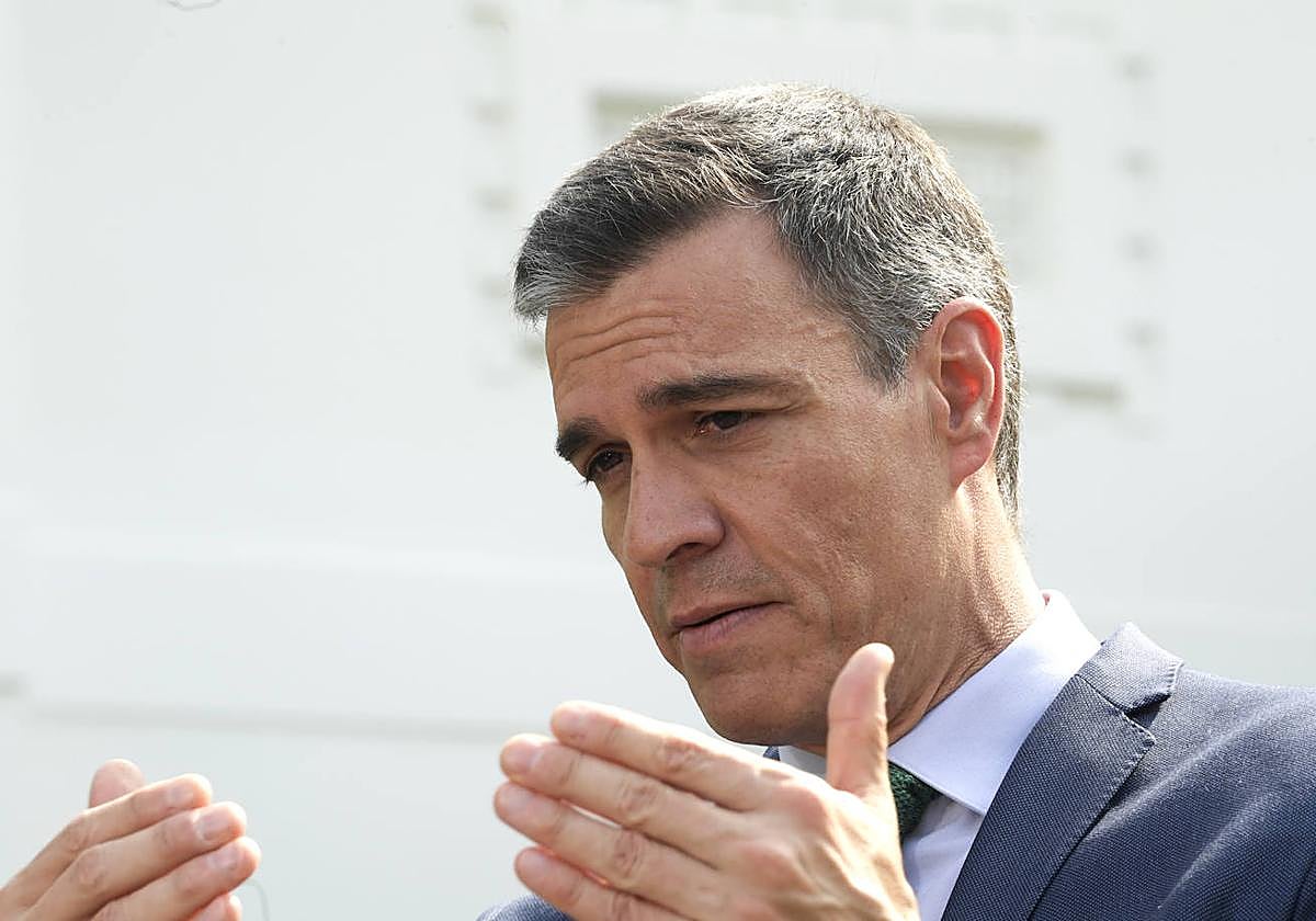 El presidente del Gobierno, Pedro Sánchez