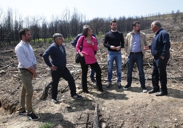 Tudanca vuelve a la Sierra de la Culebra para 'avivar' los fuegos de 2022