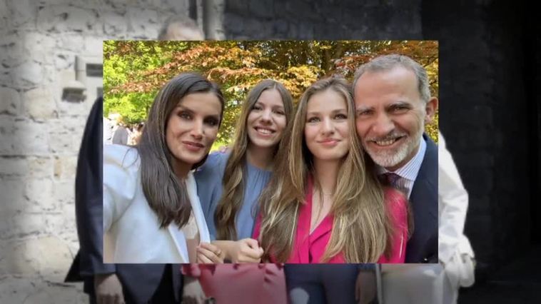 Los reyes y la infanta Sofía acompañan a la princesa Leonor en su graduación