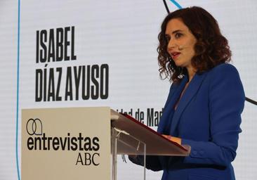 Isabel Díaz Ayuso: «Para Podemos, yo soy asesina y Otegi, hombre de paz. Ese es su listón moral»